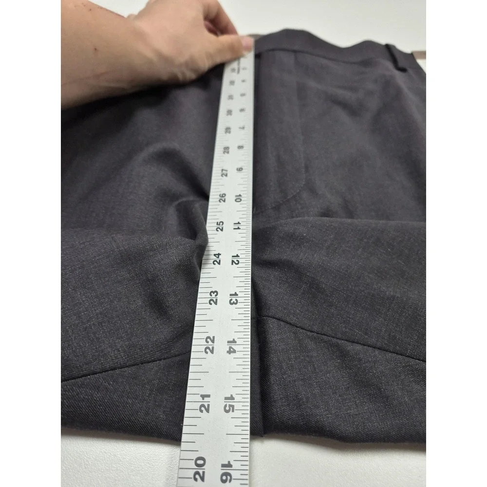 Prontomoda Suit Pants Mens 48x36 Charcoal Wool Super 140s Dress Unhemmed NWT